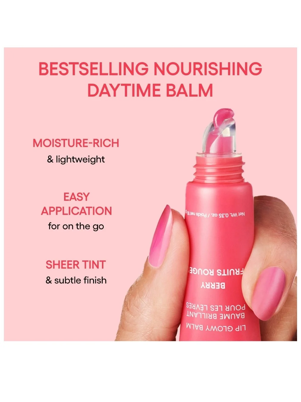 LANEIGE Lip Glowy Balm Lightweight Hydration w/Shea Butter, Pick 1, NIB - Picture 3 of 10